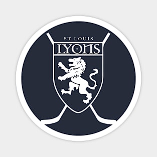 Lyons Logo White Magnet